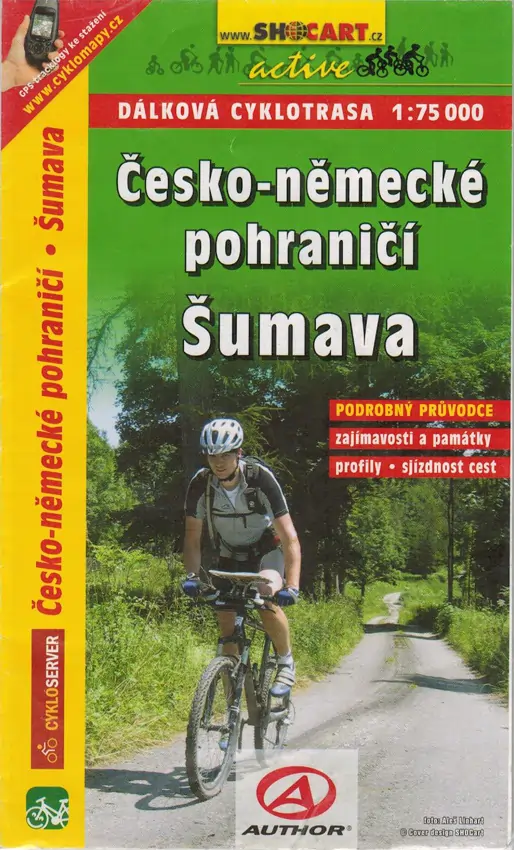 Radkarte Tschechisch-Deutscher Kammweg Böhmerwald