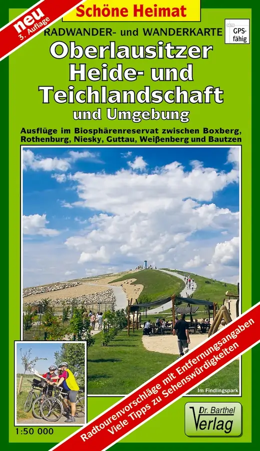 Wanderkarte Oberlausitzer Seen