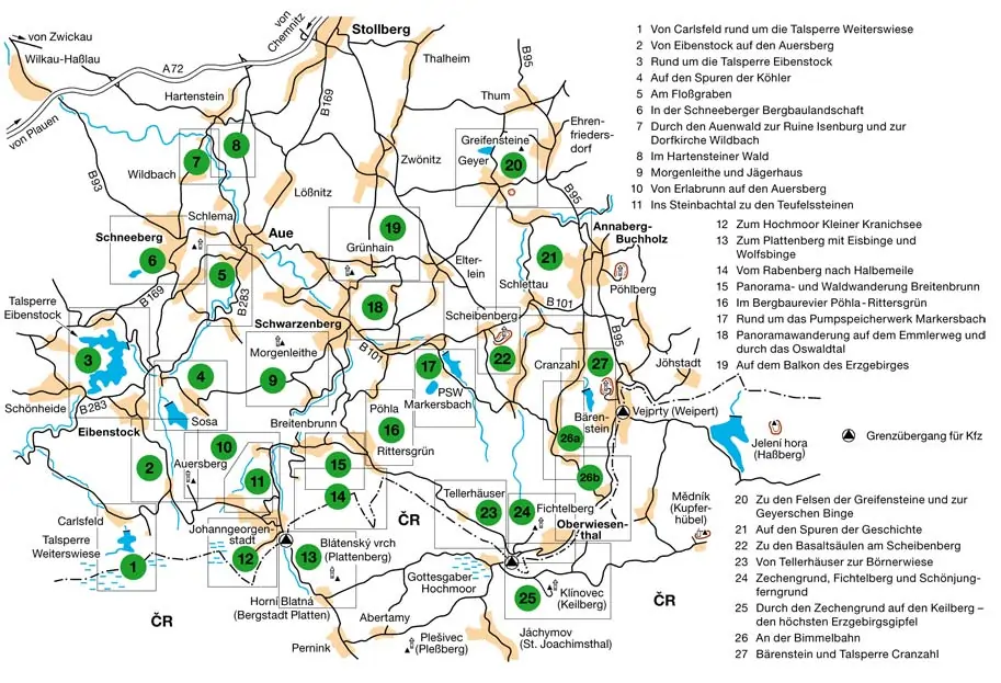 Westerzgebirge Karte