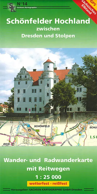 Wanderkarte Schönfelder Hochland