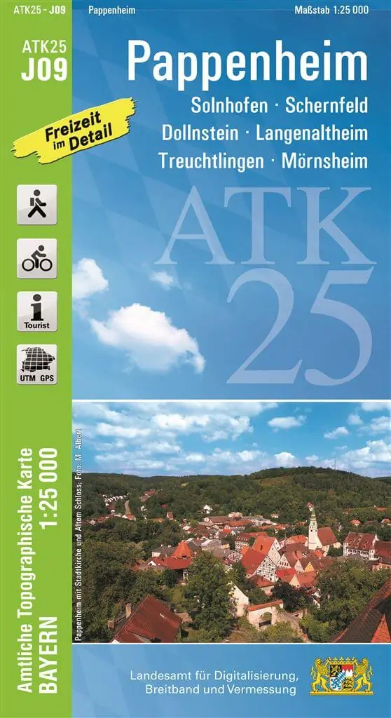 Wanderkarte Pappenheim