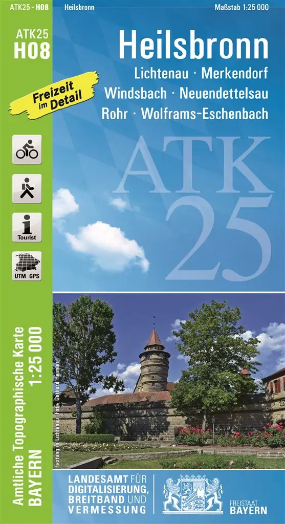 Wanderkarte Heilsbronn