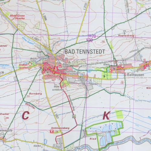 Thüringer Becken West Detail