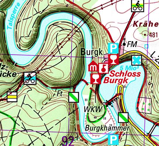 Thüringen-saaletalsperre Detail