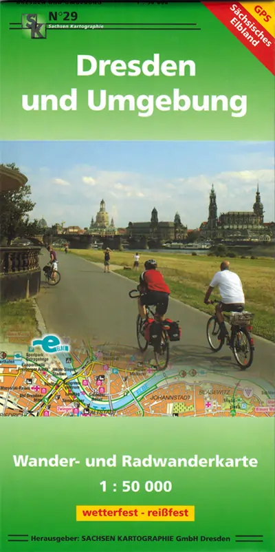 Wanderkarte Dresden und Umgebung