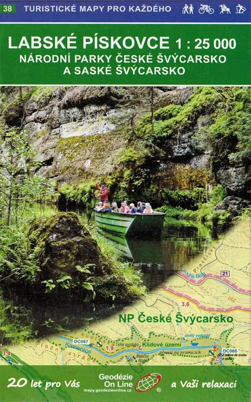 Wanderkarte Elbsandstein