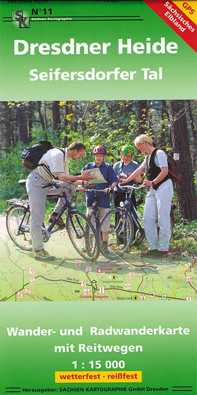 Wanderkarte Dresdner Heide