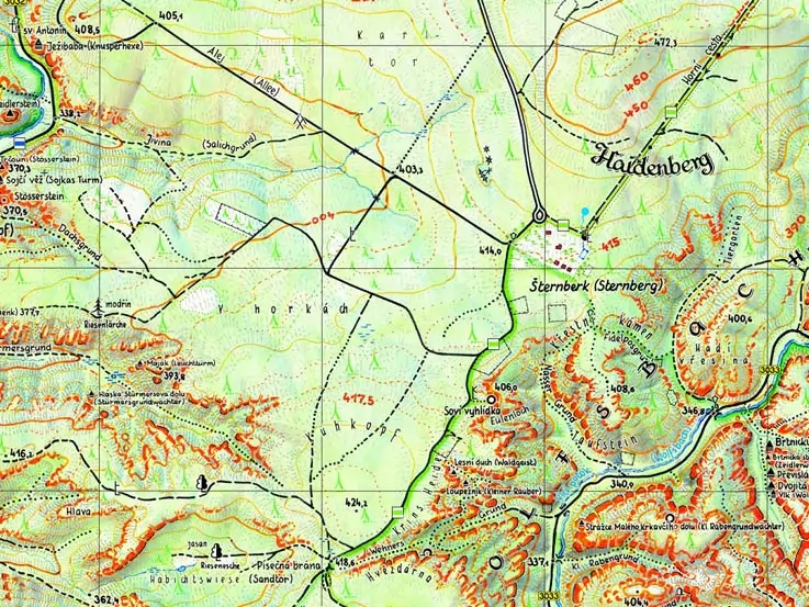 Wanderkarte Khaatal-Detail