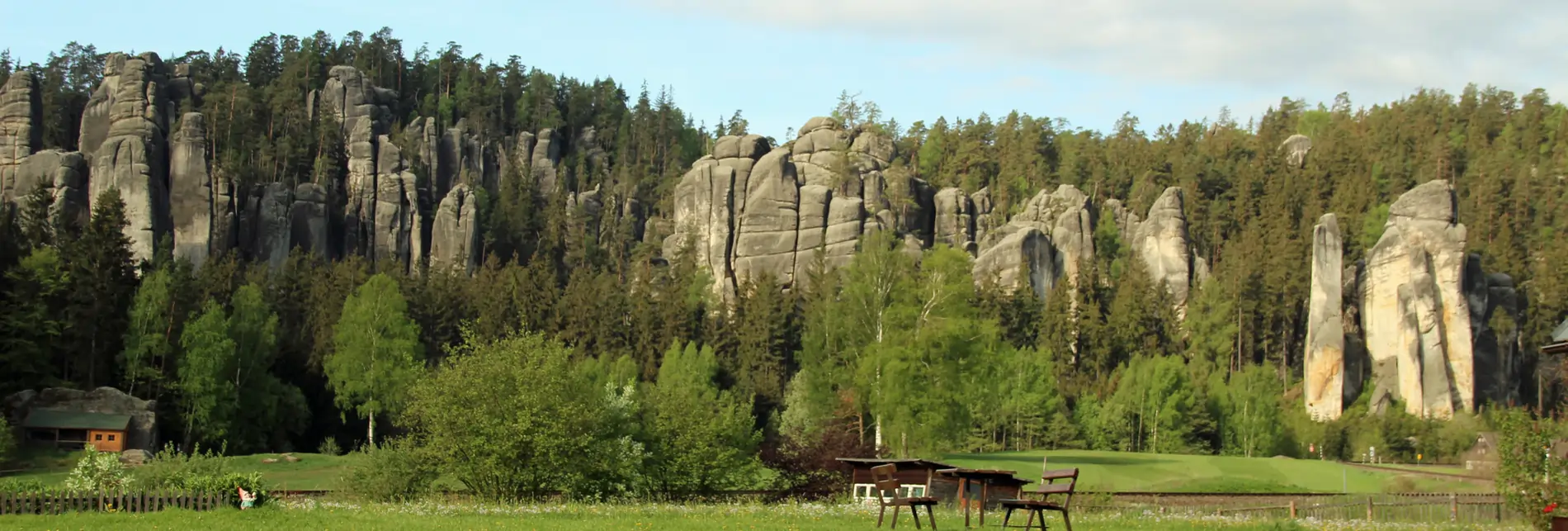 Braunauer Felsenwelt in Böhmen