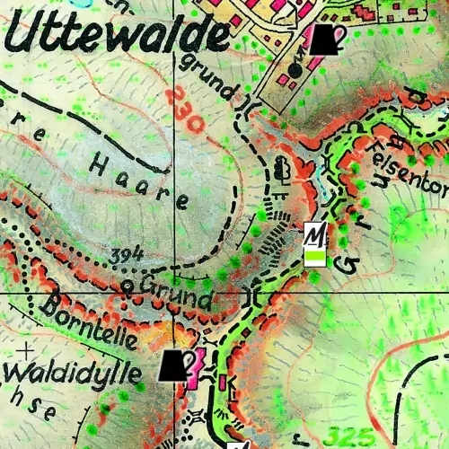 Wanderkarte Bastei Detail 2