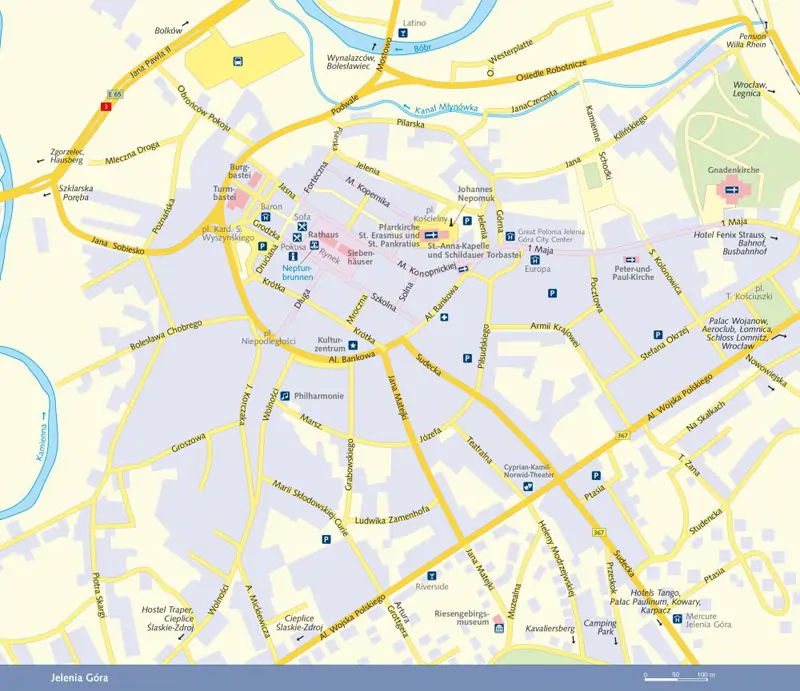 Detailkarte2 Riesengebirge Jelenia Gora