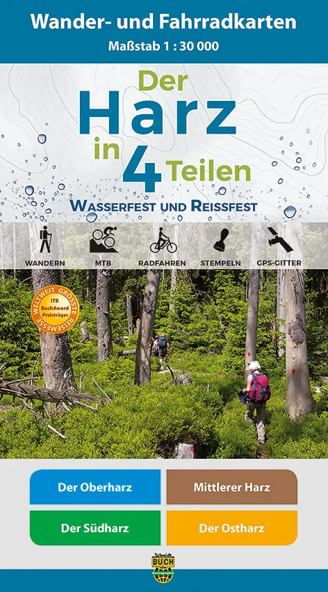 Wanderkartenset Harz vom Schmidt-Buch-Verlag