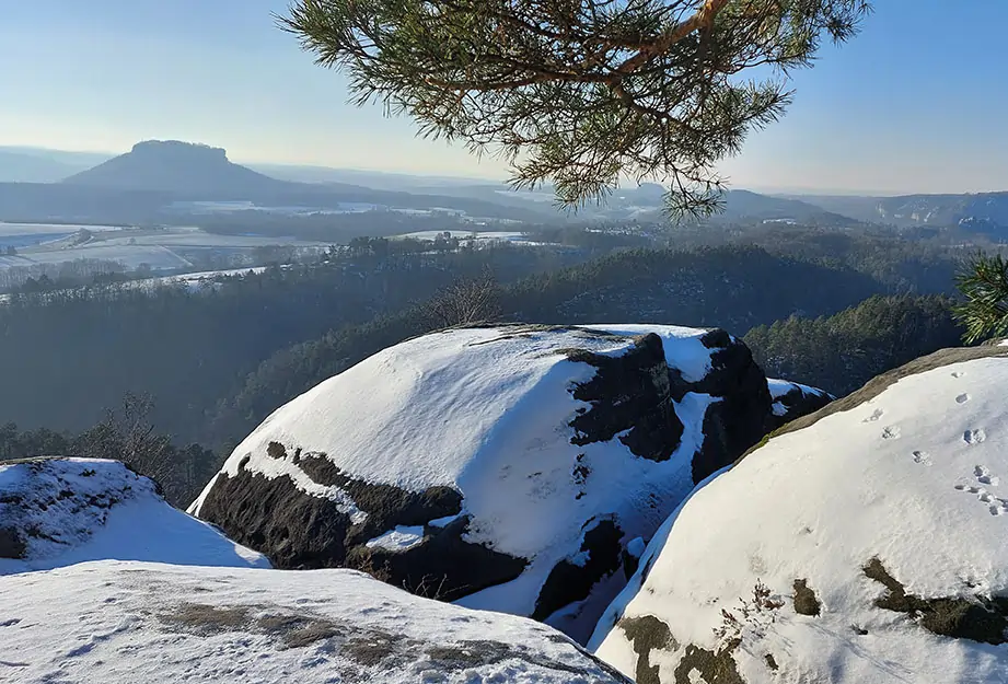Winter an den Ochelaussichten