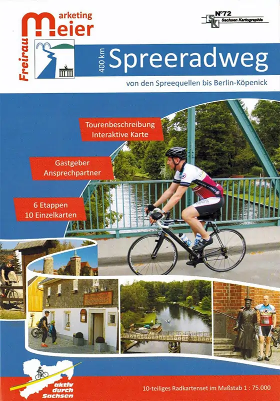 Radwanderkarten Set Spreeradweg