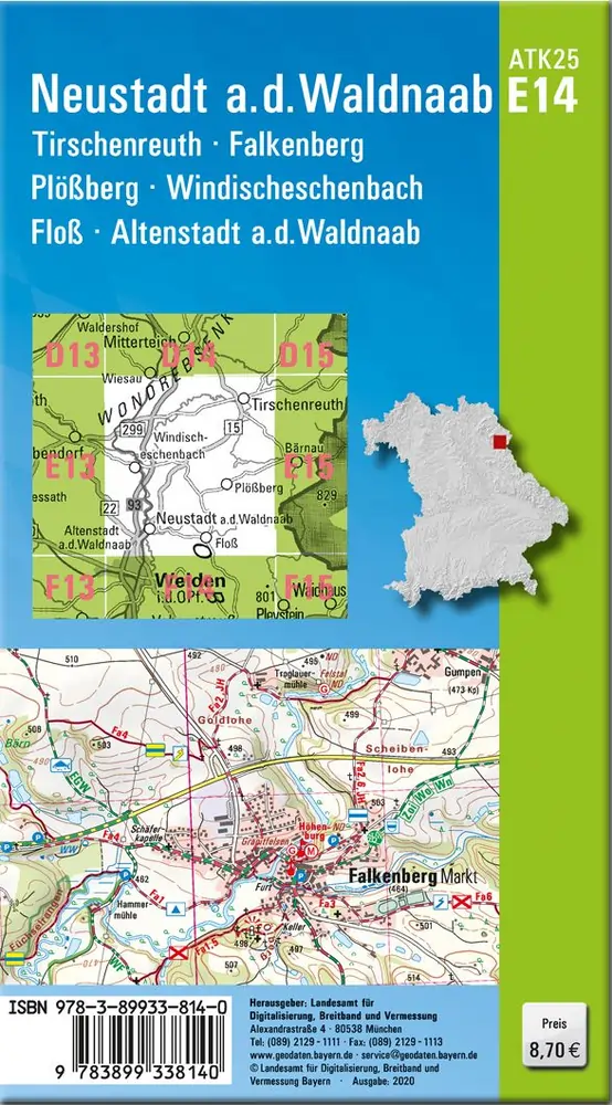 Wanderkarte Neustadt a.d. Waldnaab2