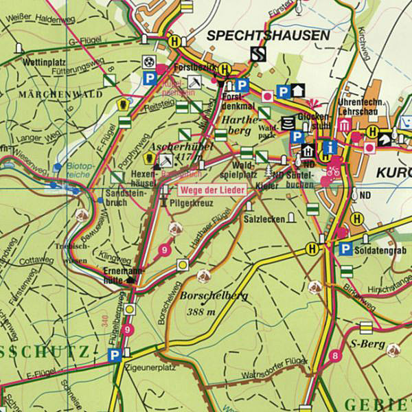 Wanderkarte Weisseritztal_Detail