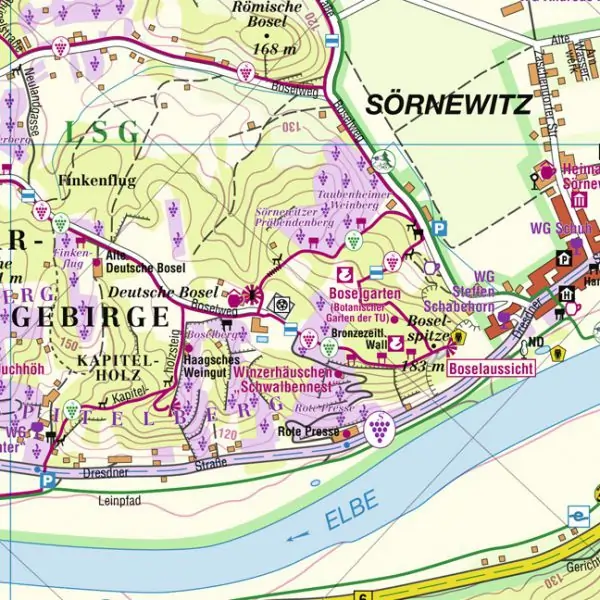 Wanderkarte Saechs_Weinland_Detail