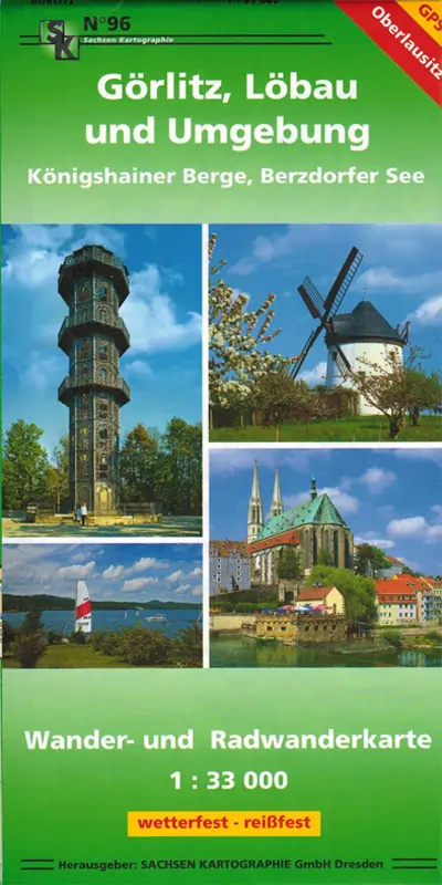 Wanderkarte Görlitz und Umgebung