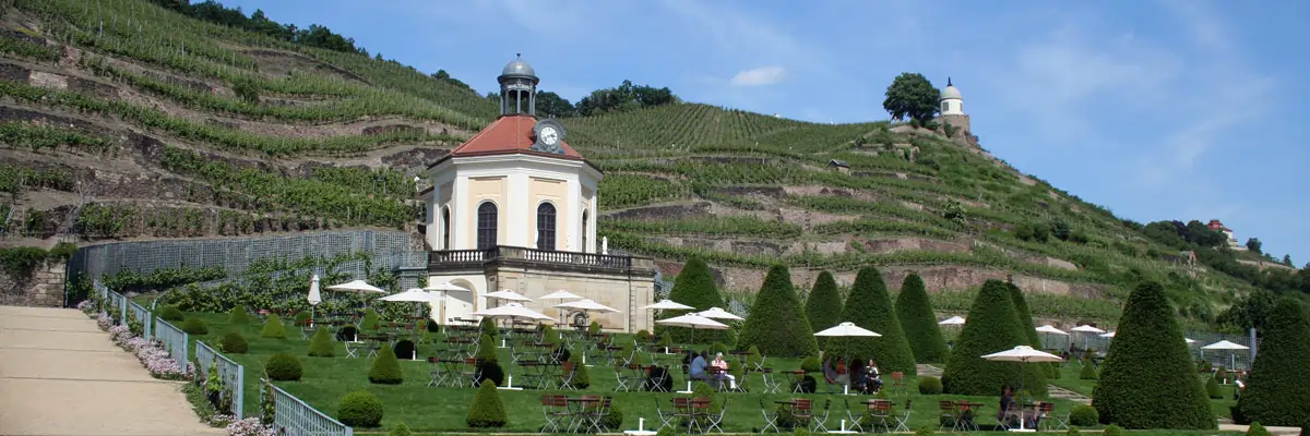 Weinstadt Radebeul im Sächsischen Elbland