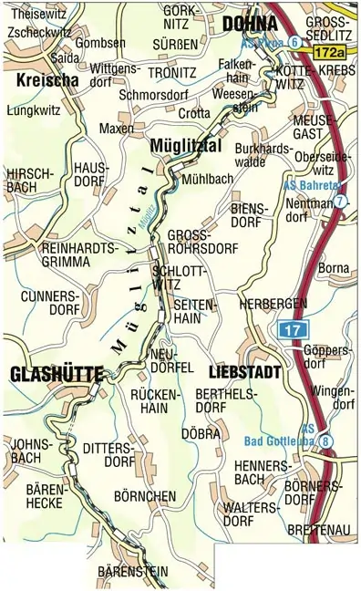 Wanderkarte Mueglitztal Detail2