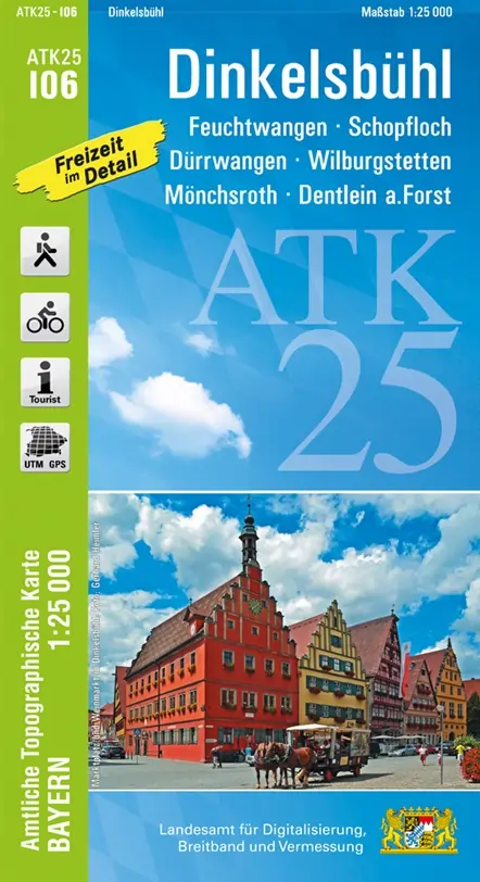 Wanderkarte Dinkelsbuehl