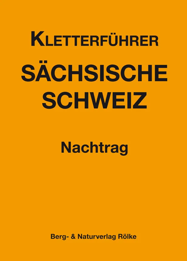 Kletterführer - Nachtrag