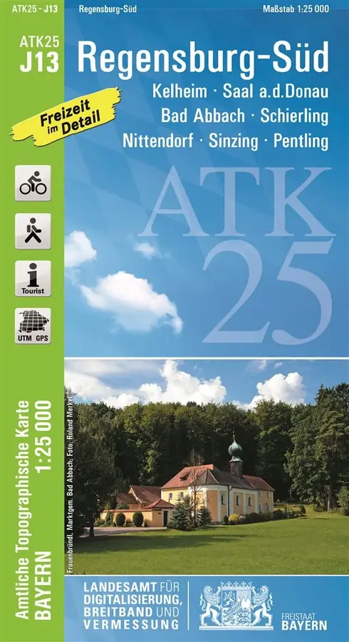 Wanderkarte Regensburg Süd
